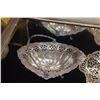 Image 3 : STERLING "LACE" DESIGN PIERCED DISH & STERLING FOOTED BASKET (400 G) (2 PCS)
