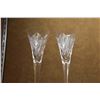 Image 1 : WATERFORD CRYSTAL MILLENNIUM HAPPINESS BOW CHAMPAGNE FLUTES (2 PCS)