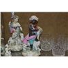 Image 2 : DERBY PORCELAIN FIGURES OF THE FOUR CONTINENTS W/SMALL FIGURINES (SOME BROKEN PIECES) (7 PCS)