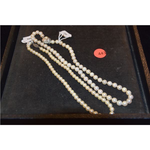 PEARL NECKLACES (2 PCS)