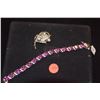 Image 2 : STERLING SILVER FASHION BRACELET & PIN (2 PCS)