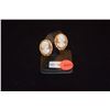 Image 1 : 14K CAMEO EARRINGS