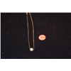 Image 1 : PEARL ON 14K CHAIN