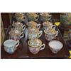 Image 1 : CHINESE ANTIQUE EXPORT FAMILLE ROSE TEA CUPS W/TRAY (10 PCS)