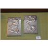 Image 2 : CHINESE EXPORT SILVER CARD/CIGARETTE CASES W/DRAGON MOTIF (2 PCS)