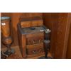 Image 2 : MIXED LOT: WOODEN MIRROR, SALAD SERVERS, CANDLE HOLDERS & BOXES (11 PCS)