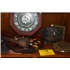 Image 1 : MIXED LOT: PLATES, BOWLS, TRIVETS, SWEET MEAT DISH, CHOPSTICKS, TEA POT & STATUE
