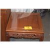 Image 3 : CARVED ROSEWOOD SIDE TABLE W/DRAGON MOTIF