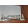 Image 1 : SHIP IN A BOTTLE , LIGHTHOUSE SALT & PEPPER SHAKERS & WHALE WIND CHIMES (4 PCS)