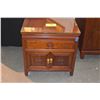 Image 1 : ROSEWOOD SIDE CABINET W/1 DRAWER & 2 DOORS