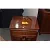 Image 2 : ROSEWOOD SIDE CABINET W/1 DRAWER & 2 DOORS