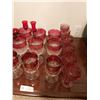 Image 2 : Cranberry Colored Glass Collection