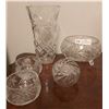 Image 1 : Assorted Crystal Glassware