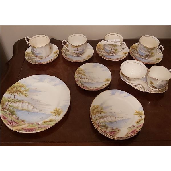 Paragon "Cliffs Of Dover" China Set