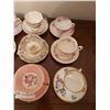 Image 3 : Nine Assorted Tea Cups And Saucers