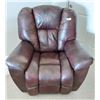 Image 1 : Cozy Leather Looking Rocking Recliner Chair