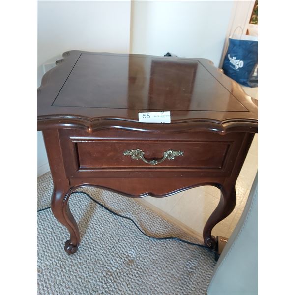 Srathroy Wood Accent Table With Drawer