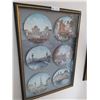 Image 1 : Six Framed Collector Plates By Louis Dali