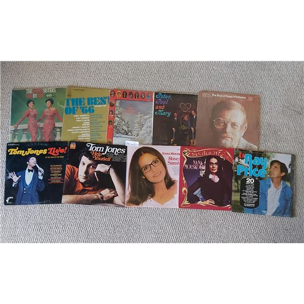 Ten Assorted Records