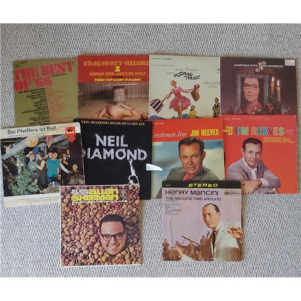 Ten Assorted Records