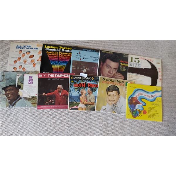 Ten Assorted Records