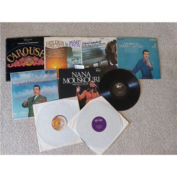 Ten Assorted Records