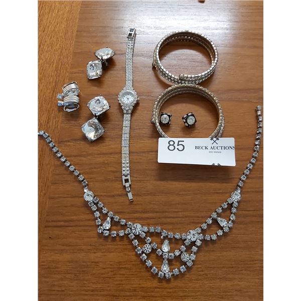 Ladies Sparkly Costume Jewelry (Viviani Watch)