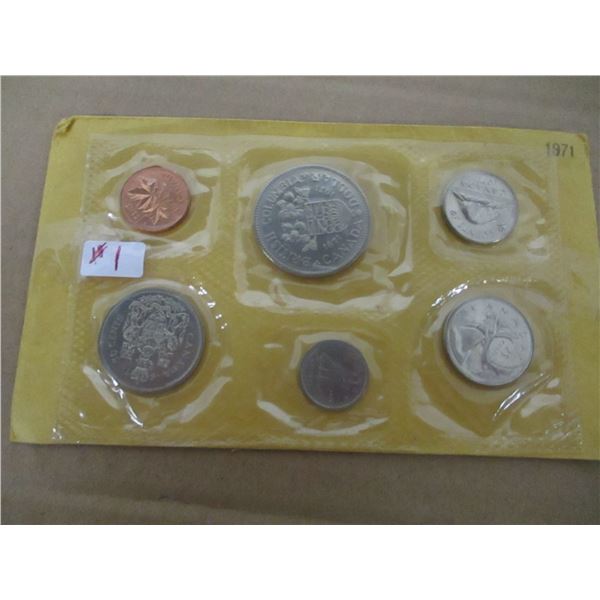 1971 PROOF CANADA MINT SEALED COIN SET