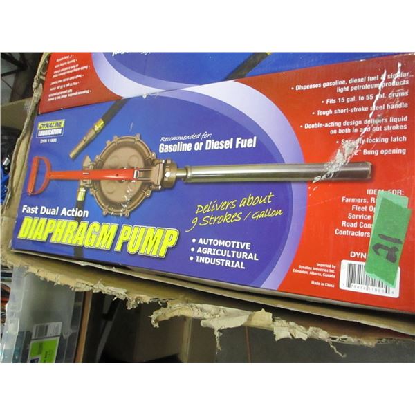NEW:  DIESEL & GAS DIAPHRAM PUMP