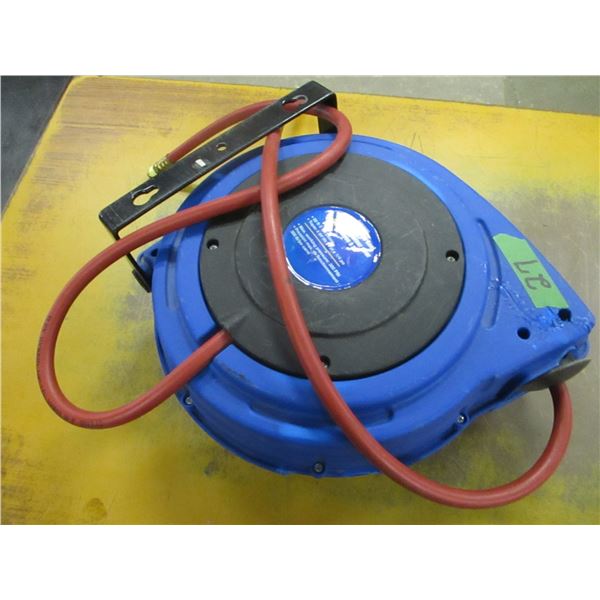 AIR HOSE REEL (1/4" X 50') & HOSE