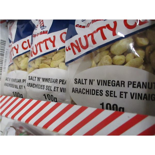 SALT & VINEGAR PEANUTS (12 BAGS X 100 G) - PER BOX