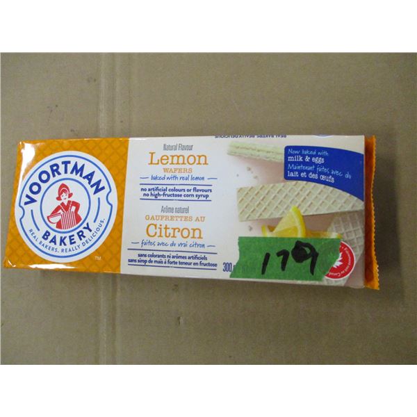 SHELF PULLS (AS IS):  LEMON WAFER COOKIES (300G) - PACKAGE