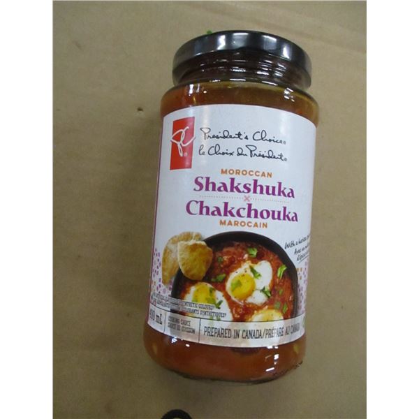 SHELF PULLS (AS IS):  SAKSHUKA SAUCE (400 ML) JAR