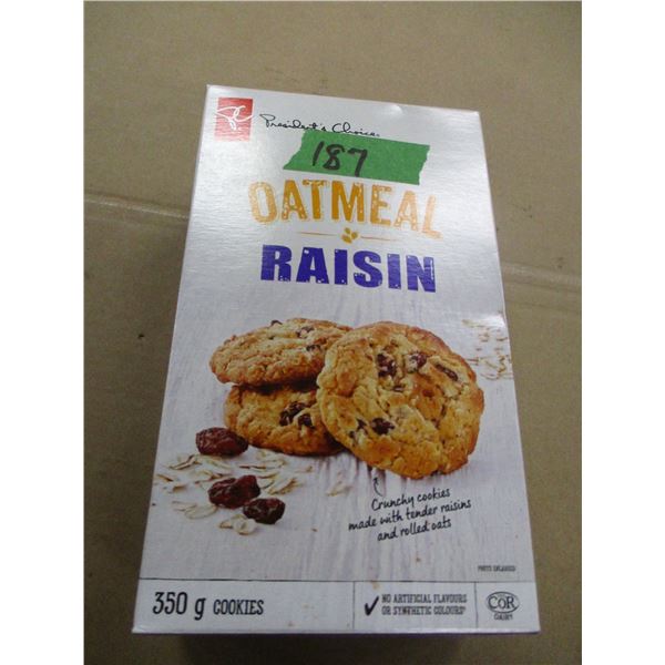 SHELF PULLS (AS IS):  OATMEAL RAISIN COOKIES (350 G) - PACKAGE