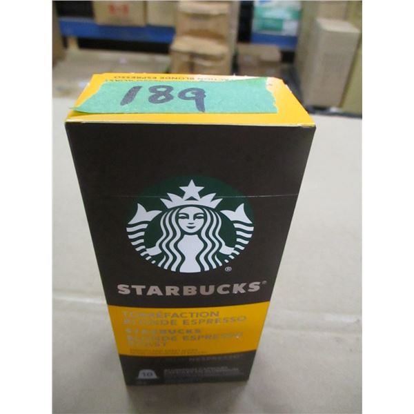 SHELF PULLS (AS IS):  STARBUCKS BLOND EXPRESSO CAPSULES (10) - BOX