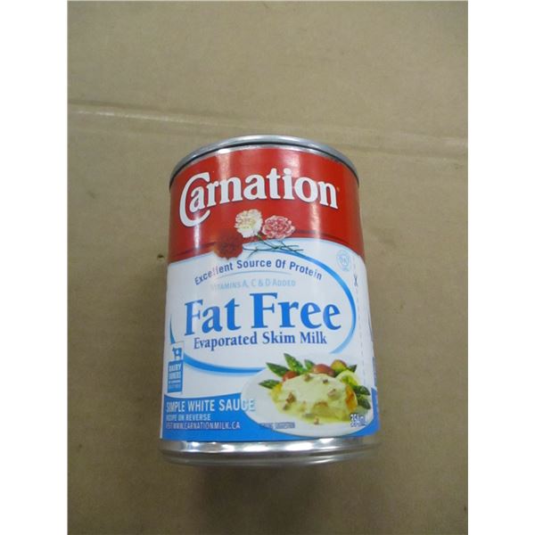 SHELF PULLS (AS IS):  CARNATION FAT FREE MILK (354 ML) - CAN