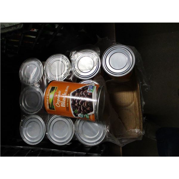 FREIGHT DAMAGE (AS IS):  11 CANS BLACK BEANS
