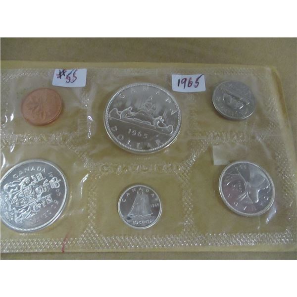 1965 PROOF CANADA MINT SEALED SILVER COIN SET