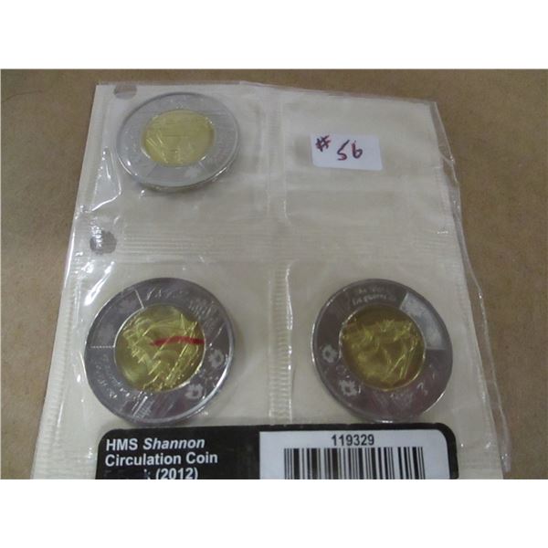 2012 CANADA TOONIE MINT SEALED COIN SET (SHANAW)