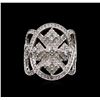 1.31 ctw Diamond Ring - 14KT White Gold