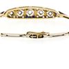 Image 6 : Antique Edwardian Handmade 18K Gold .80 ctw Rose Cut Diamond Unique Belly Bracel
