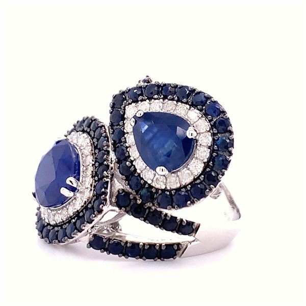 OSCAR FRIEDMAN 14K Gold Sapphire Ring