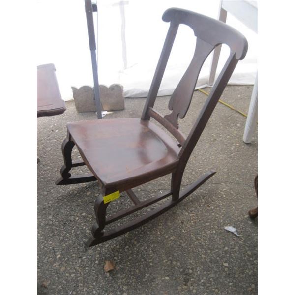 Slipper Rocker ANTIQUE SLIPPER ROCKER