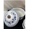 Image 2 : Vintage Blue Floral Enameled Pots