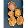 Image 2 : Wooden bowls and serving dish lot