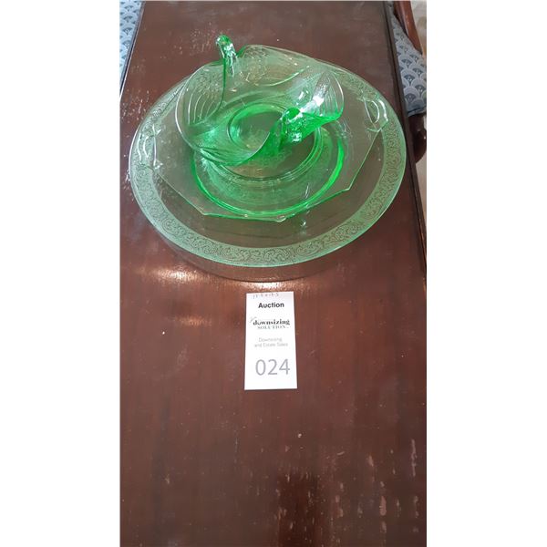 Green Glassware B