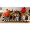 Image 5 : Glass and Stone Fruits and Tray B