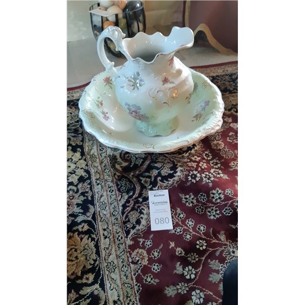 Wash basin and pitcher B