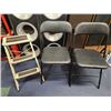 Image 1 : 2 Chairs and step ladder