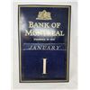 Image 1 : Antique Bank Tin Advertising Calander
